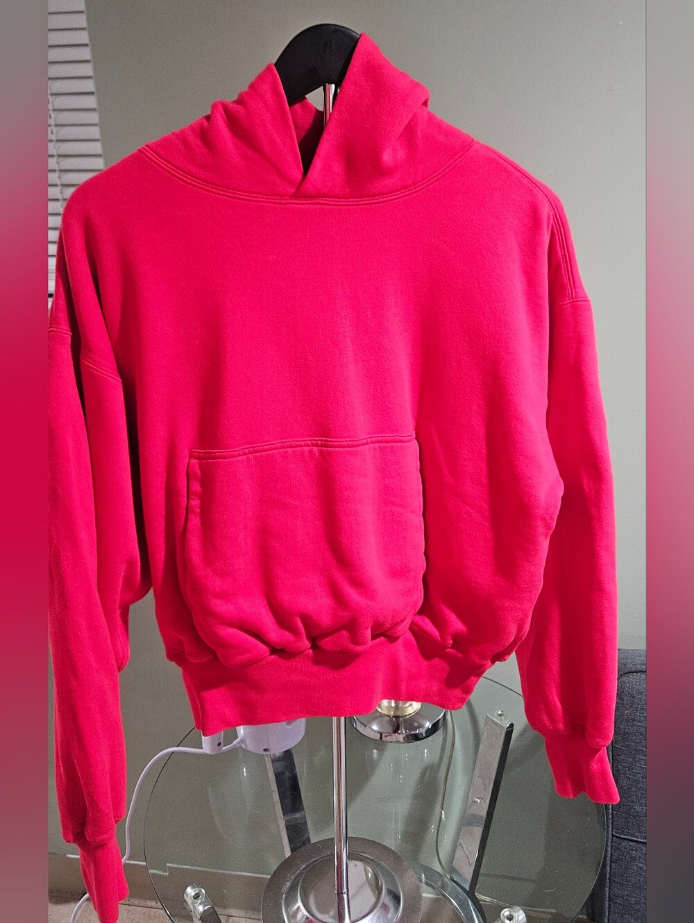 YEEZY GAP YZY Double Layer P Hoodie Red Size S 701377-03 Unisex